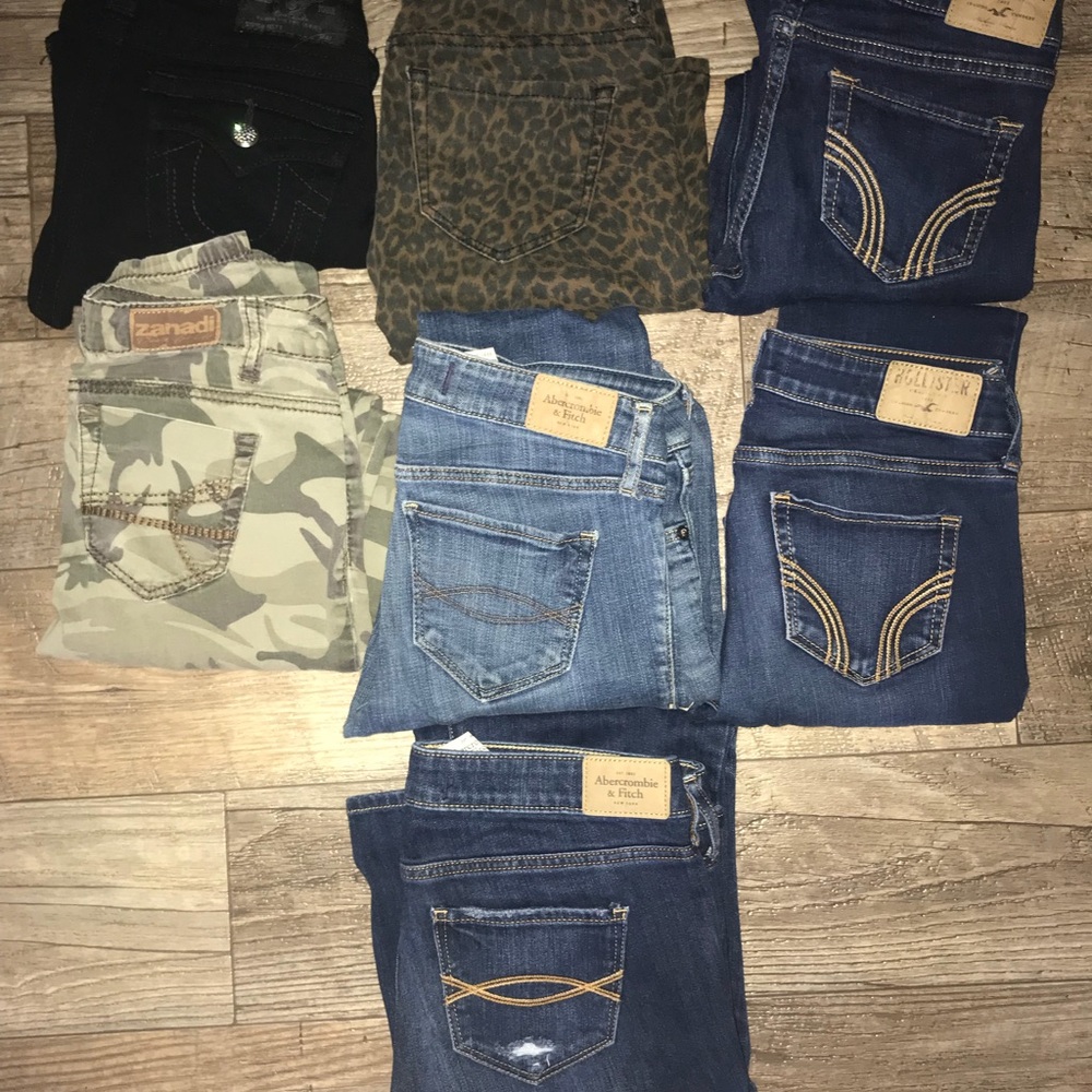 Lot of 8 Size 0 Jeans